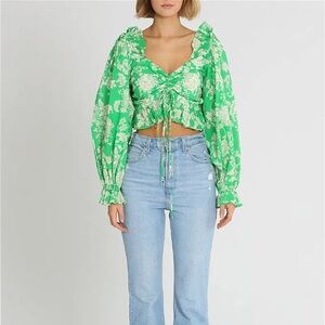 Alice McCall Mary Anne Crop Top